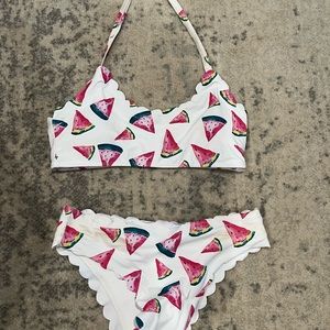 Watermelon Scallop Bikini